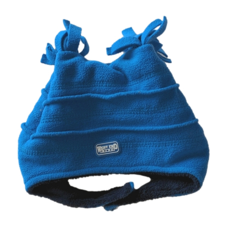 Calikids Blue Fleece Infant Toddler Winter Hat * 9-18M
